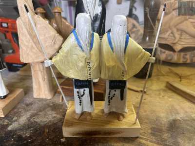 Delle sculture che Solito intaglia in ogni pi� piccolo dettaglio